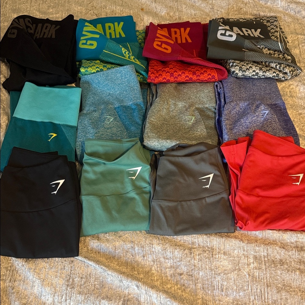 Gymshark Vibrant Leggings Lot Collection